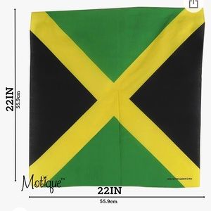 6 Jamaican Flag bandanas